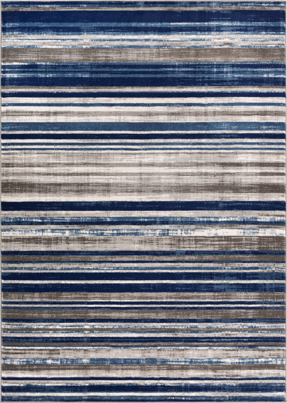 Well Woven Teppich Amba in Blau/Grau & Bewertungen | Wayfair.de